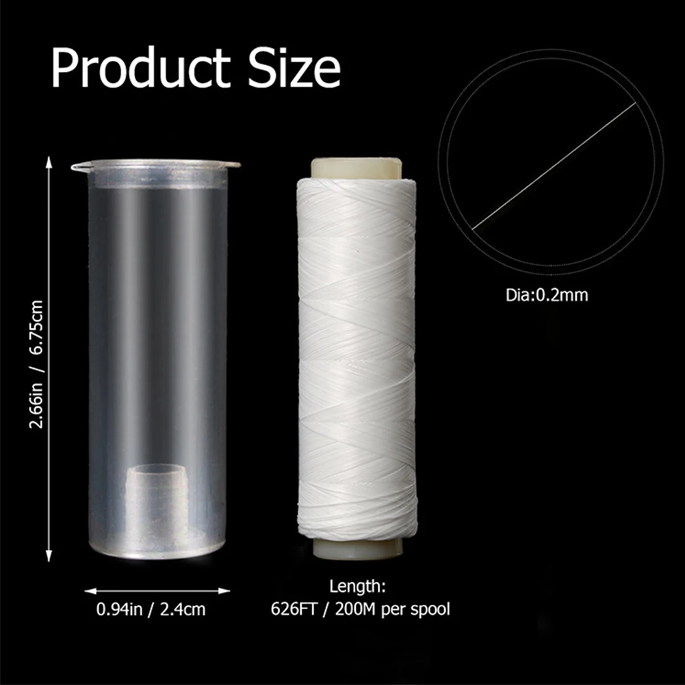 

Fishing Elastic Thread 0.2mm 200m/spool 0.25mm 100m/spool Multi-purpose Sea Fishing Accessories Tackle Fishing Bait Line