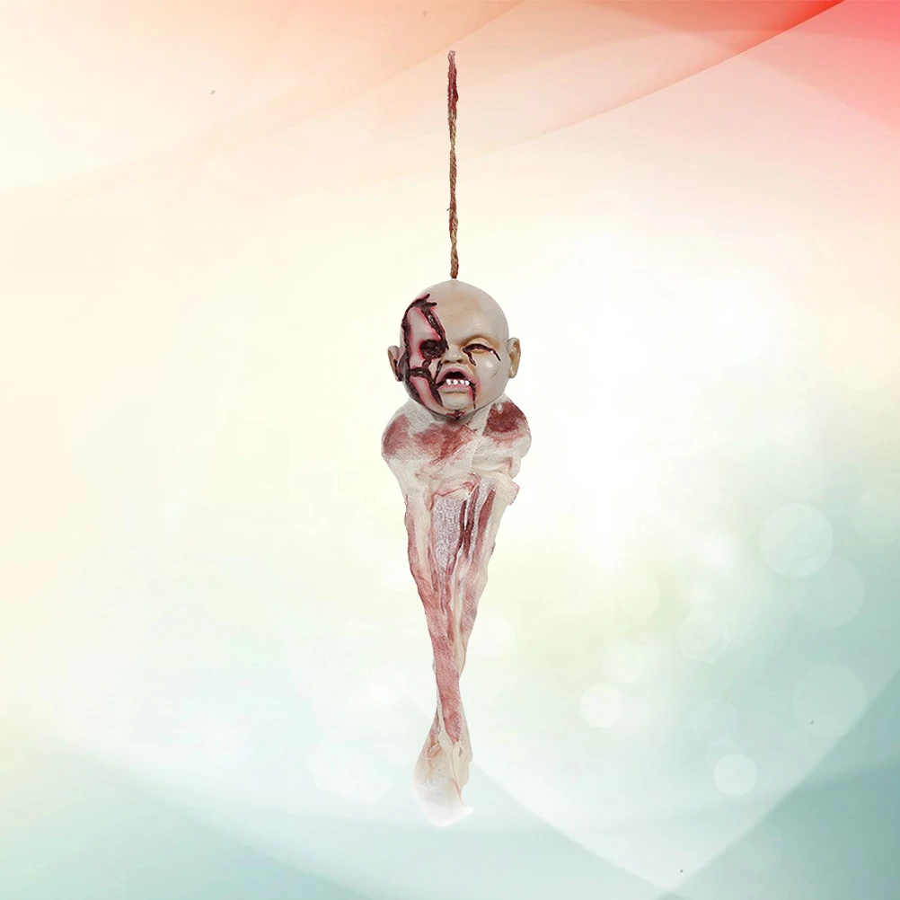 

Halloween Hanging Ghost Decoration Horror Scary Prank Prop For Party Home Wall Door Ceiling Spooky Haunted House Family