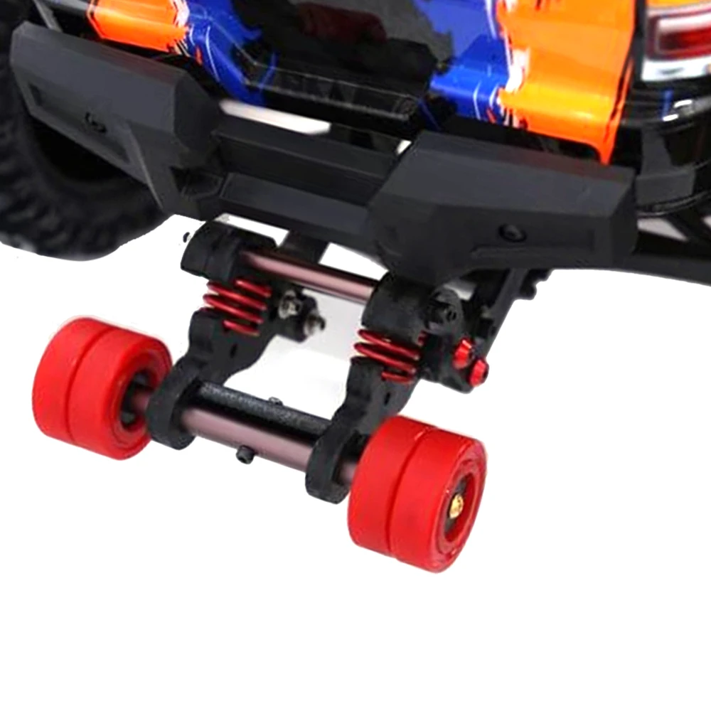 Nylon Double Wheel Wheelie Raise Head Bar for 1/10 Trxs EREVO E-REVO 2.0 86086-4 RC Car Parts