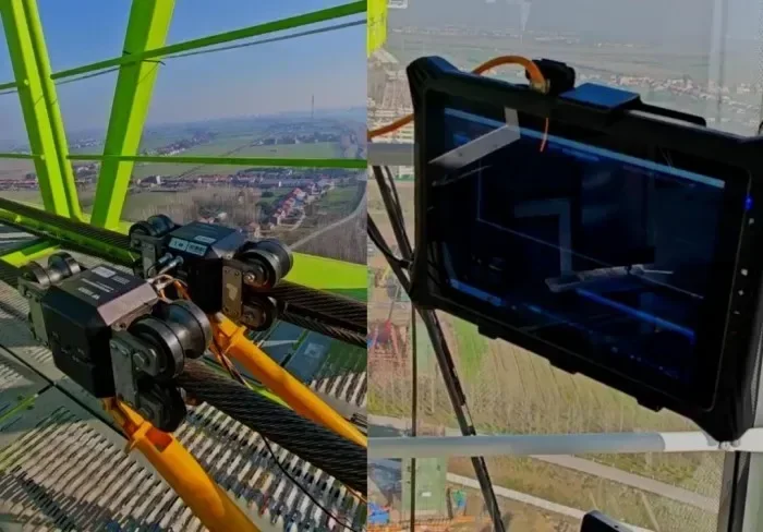 2025 Portable 5000N High Precision Dynamometer Wire Rope Tensionmeter Construction Machinery Parts Tester