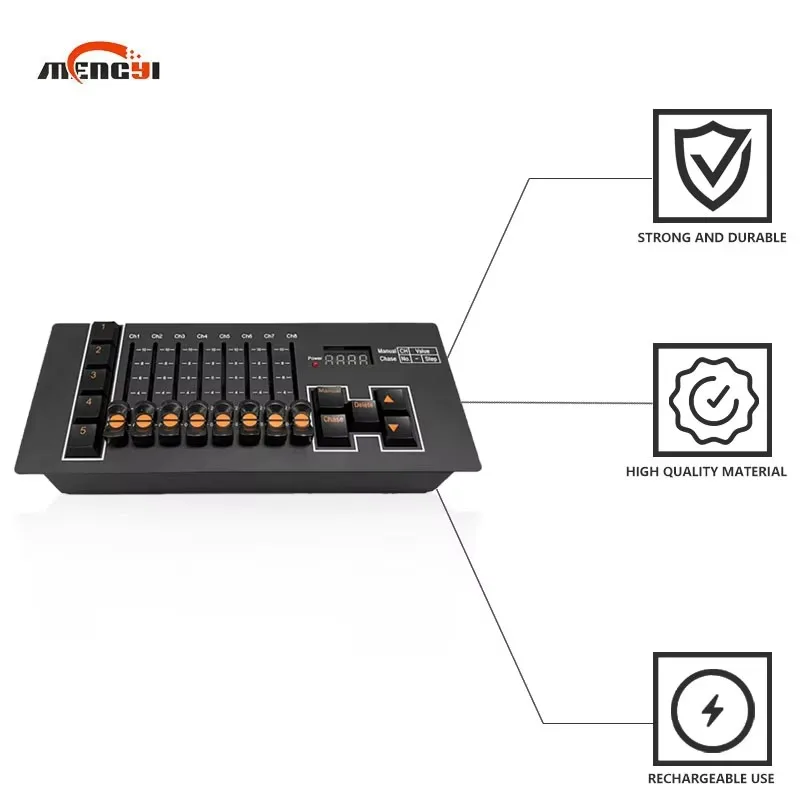 وحدة تحكم إضاءة Dmx وحدة تحكم صغيرة 512 وحدة تحكم لاسلكية محمولة لإضاءة المسرح وحفلات Dj