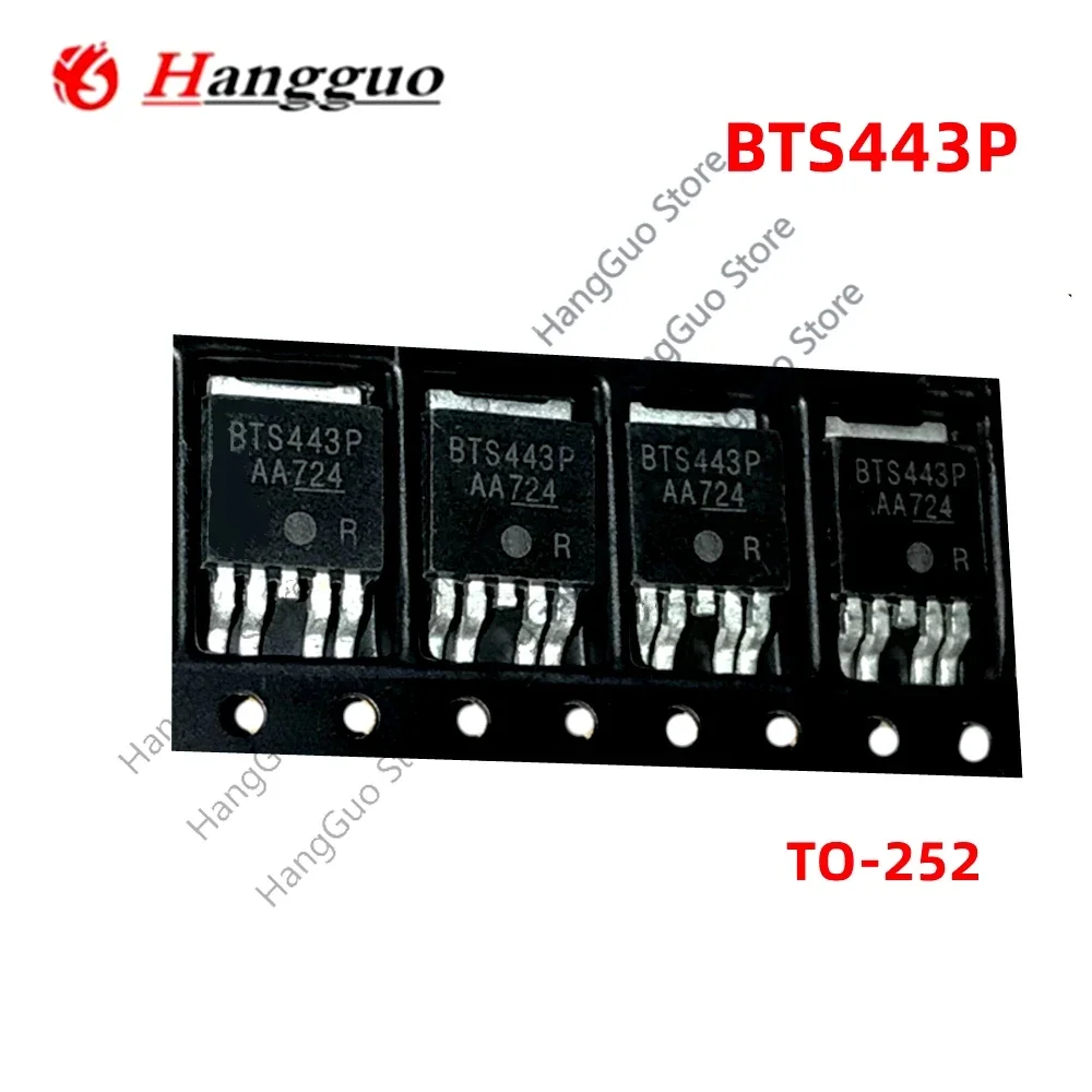 10Pcs/Lot  Brand new original BTS443P TO252-5 BTS443 TO-252 BTS6143D BTS61436143D to252 smd transistor BTS6163D 6163D TO252-5 IC