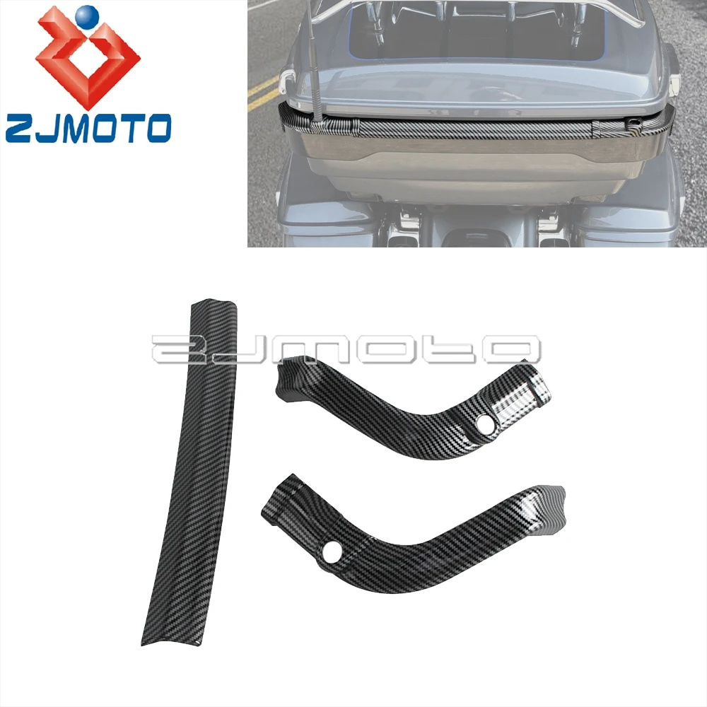 

Багажник мотоцикла Tour-Pack, задний фонарь, декоративная полоса для Harley Touring Limited Tri Electra Glide Road Glide CVO Ultra 2014-23