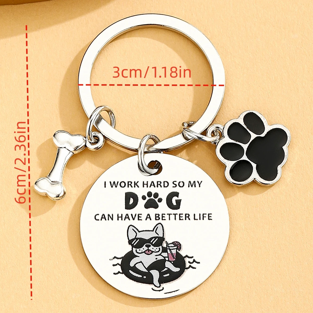 Dog Mom Gifts For Women Best Dogs Lovers Gifts For Women Girls Funny Dog Keychain Themed Gift