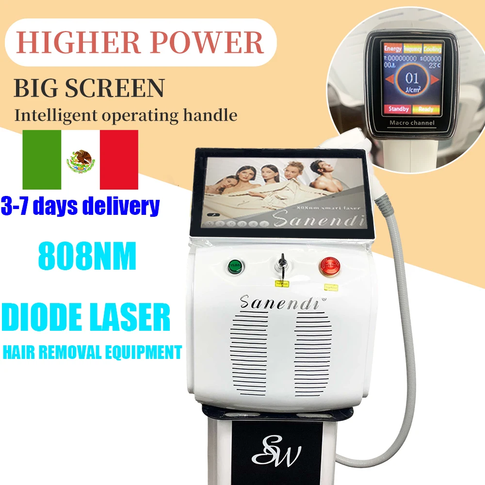 808 Picosecond Laser Hair Removal Diode Hair Removal Machine Ice Point 3 Wavelengths Eos-Ice 755nm 808nm 1064nm