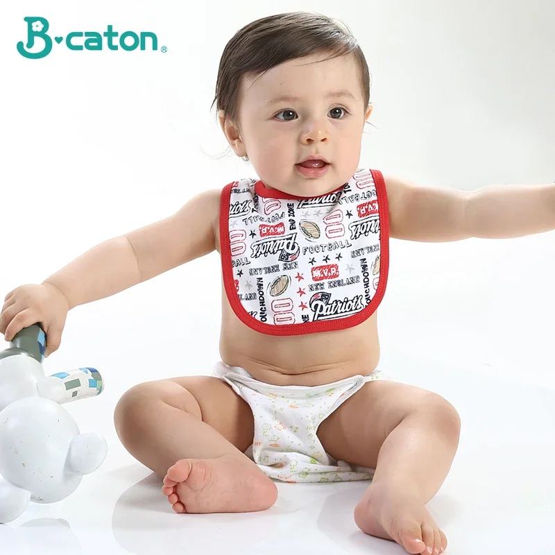 3Pcs/Set Waterproof Baby Bibs Newborn Cloth Feeding Bibs Cute Printed Bibs Burp Clothing for Infant Stuff Baby Accessories