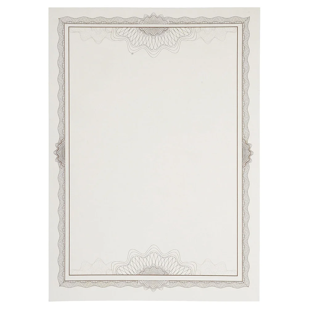 5 قطعة ورقة شهادة فارغة لجائزة دبلوم المدرسة الشرف الداخلي للطباعة التعرف على الكتابة شهادات هدية التقدير #2