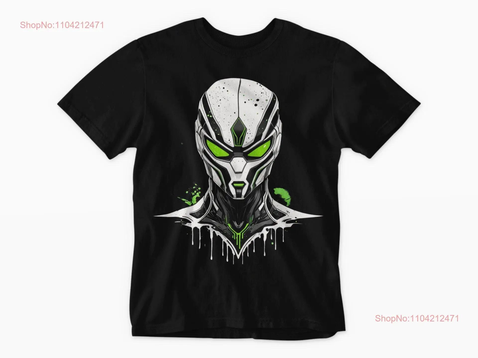 Express your Inner Alien with this Neon Cyber Art T Shirt Futuristic Design Unique Sci Fi Extraterrestrial