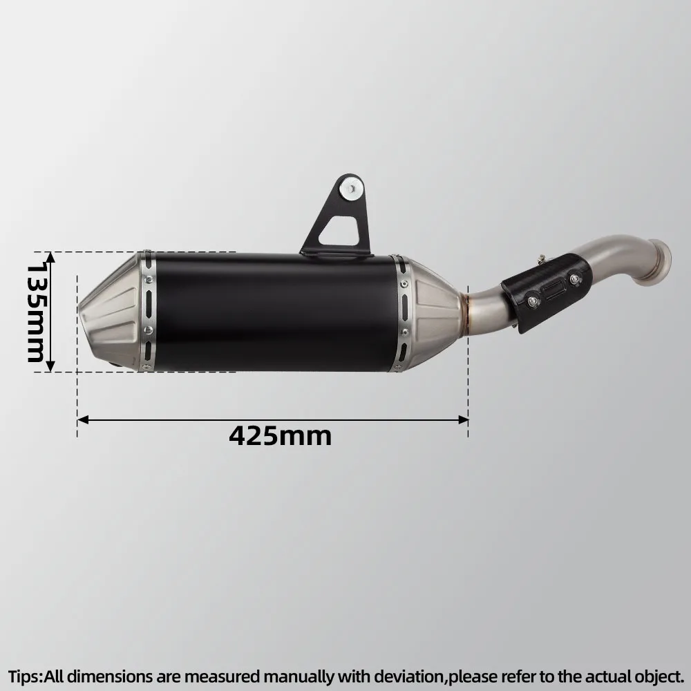 890ADV Exhaust Slip-on Line Muffler for 790ADV 890ADV 790/890 Adventure R/Rally 800MT Explore Ibex 800 Touring/E Moto Tail Pipe