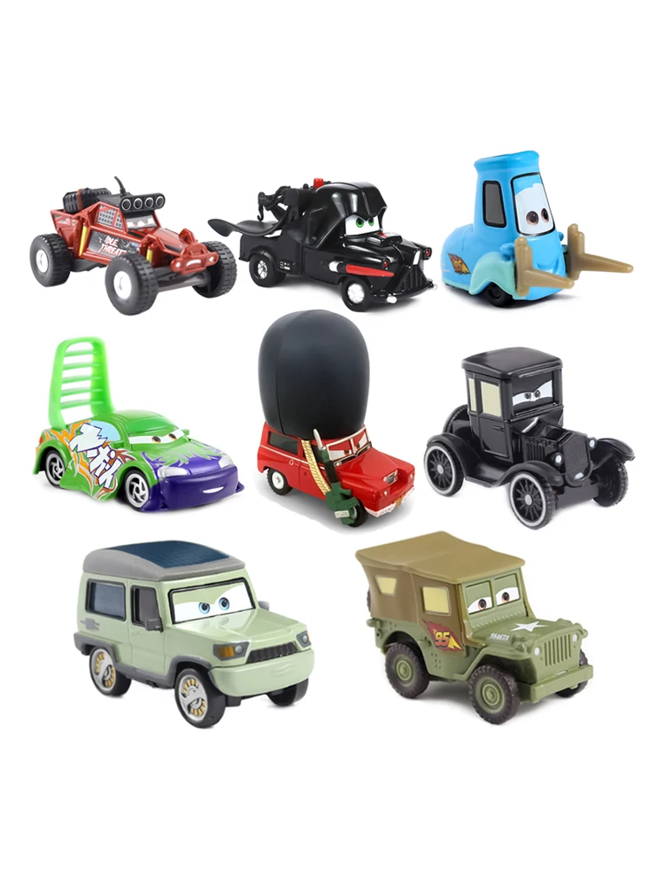 Pixar Cars 2 Guido Mater Militärfahrzeug Land Rover Modellautos 1:55 Metall-Druckguss Mini-Rennwagen Disney Cars Kindergeschenke Spielzeug