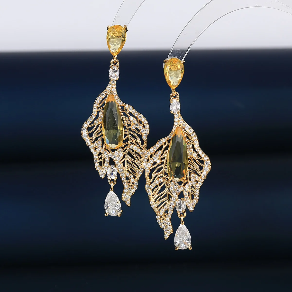 Luxury Water Drop Zircon  Earrings  For Women or Girls  Chrismas\' Gift