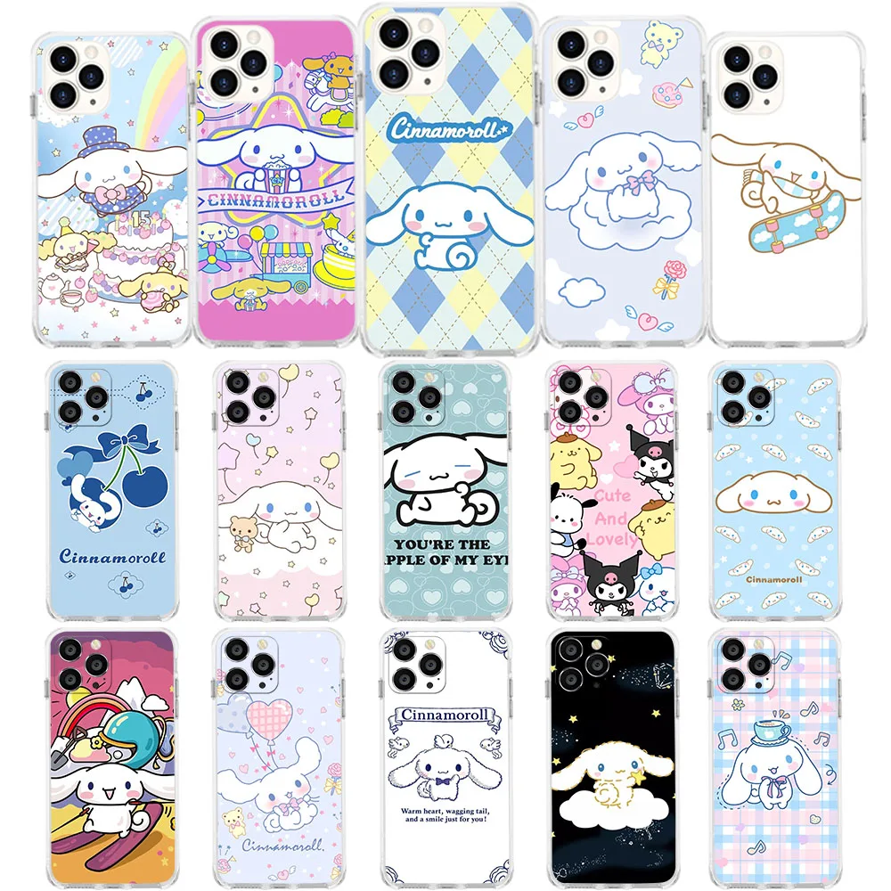 ID-24 Sanrio Cinnamoroll Soft Case for Moto One Action Fusion Hyper Macro Vision Zoom E20 E30 E40 ACE G Play Plus