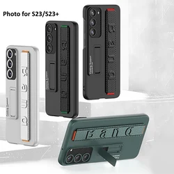 Finger Hand Grip Band Belt Strap Case For Samsung Galaxy S25 S24 S23 S22 Ultra Plus Elastic Band Cover
