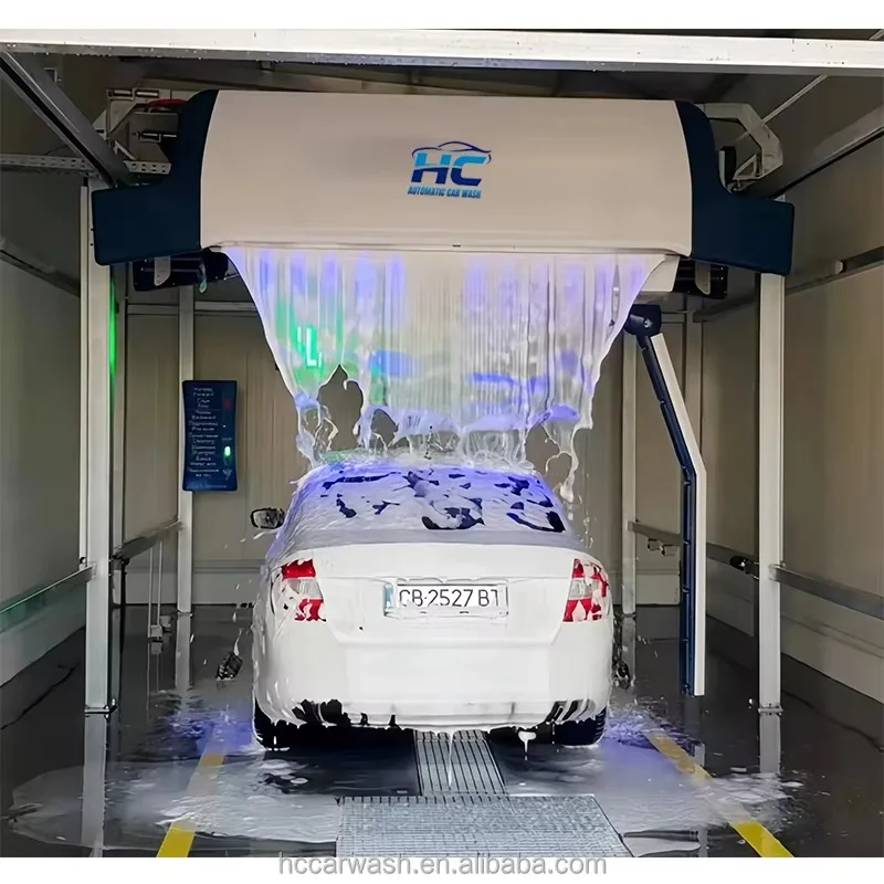 YG Customized Intelligent Touchless Automatic Car Washing Machine 360 High Pressure Brushless Cleaning For Gas Station Applicati
