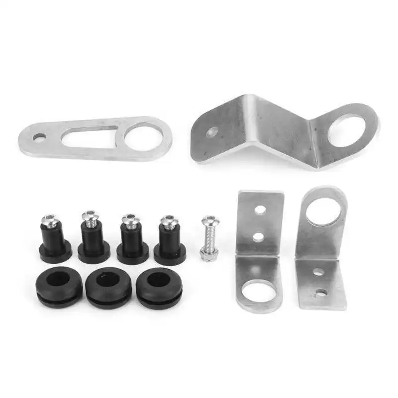 BOLT-ON RADIATOR BRACKET KIT FIT FOR K-SWAP K SERIES 1992-2000 HONDA CIVIC