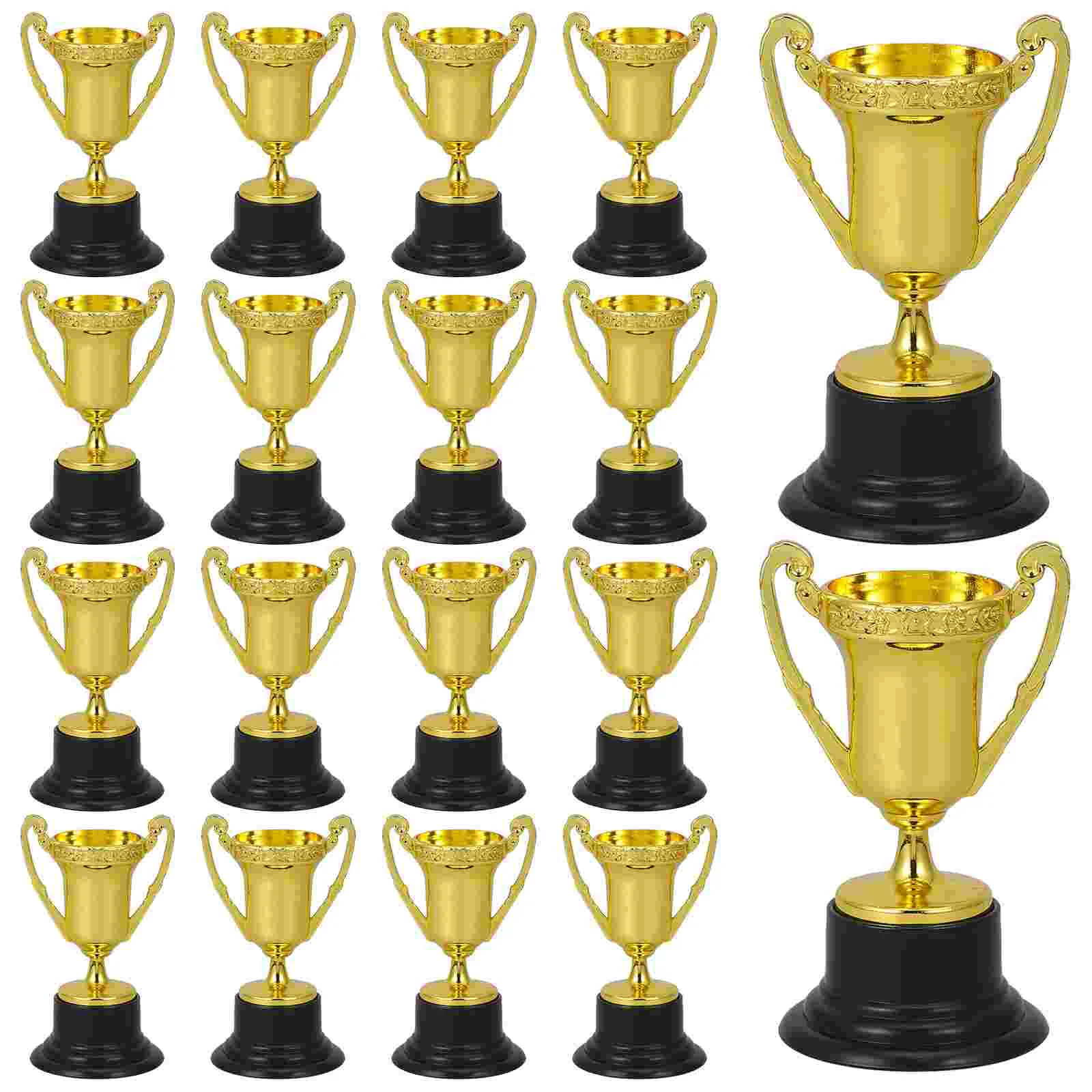 

25 Pcs Plastic Trophy Award Cup Sports Trophies for Reward Winner Trophys School Kids Child