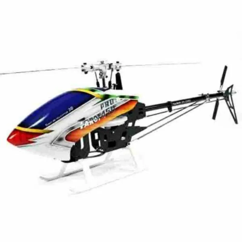 6CH 3D 2.4G DIY RC 450 PRO FBL Flybarless Carbon Fiber Main Frame RC Helicopter Kit with Torque Tube Tail