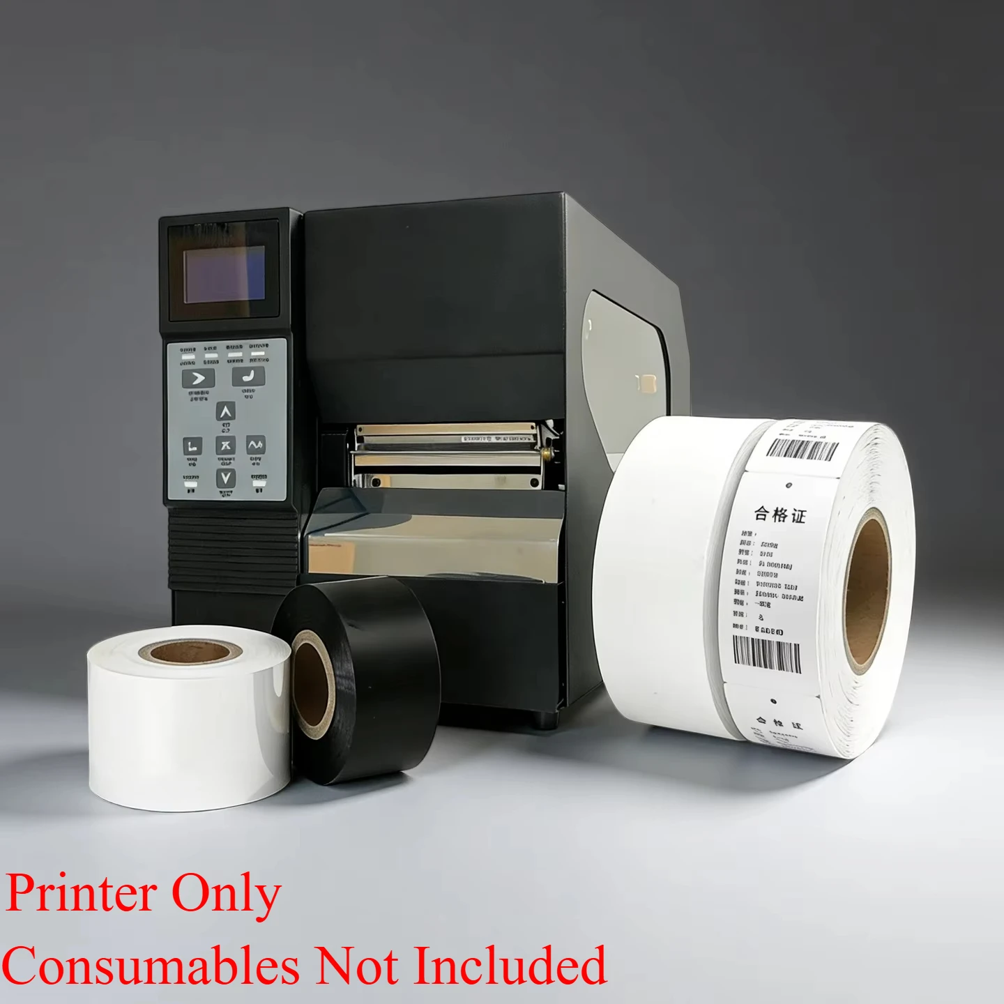 Industrial Thermal Transfer Label Printer 100mm Width Auto For Tag Satin Sticker Printing