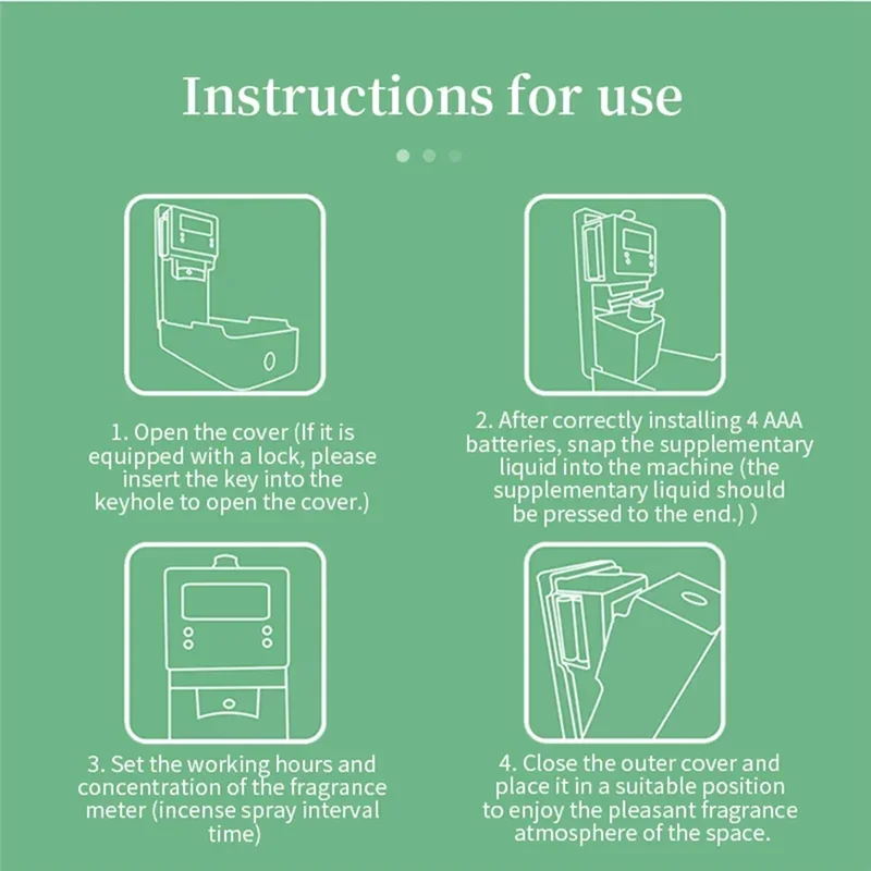 

AB47-Дыффузор эфирных масел для духов, ароматизатор для комнаты, домашний освежитель воздуха, подходит для настенного аккумуляторного устройства (B) Du