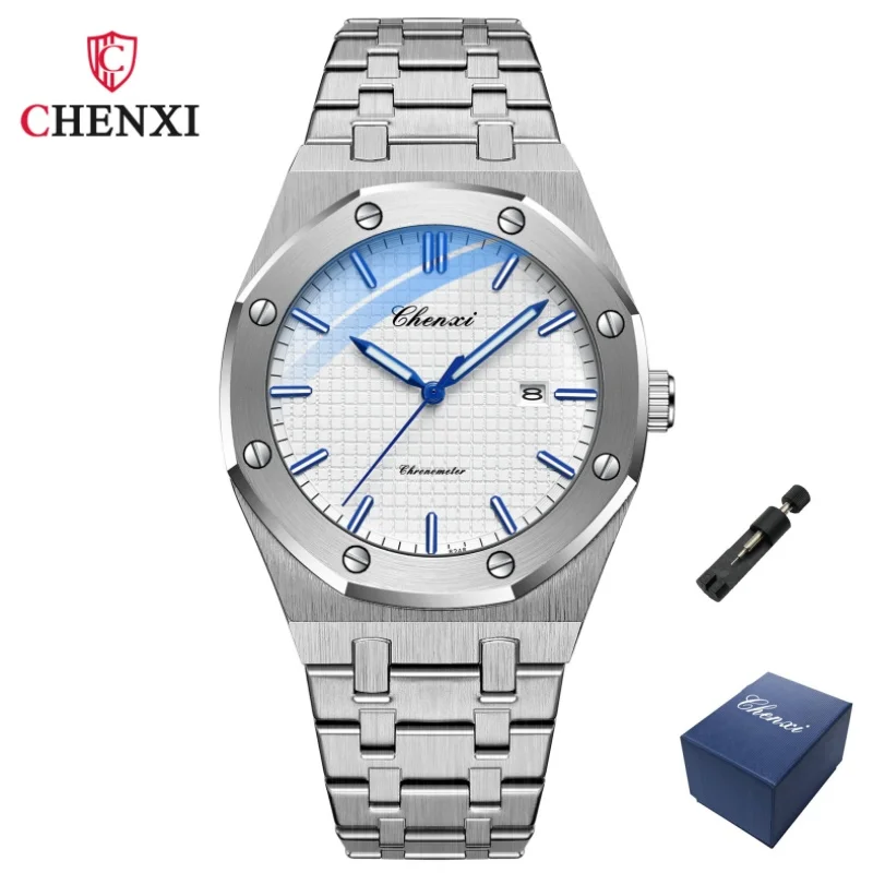 CHENXI 8248 Chronograph Date Business Waterproof Men's Watch