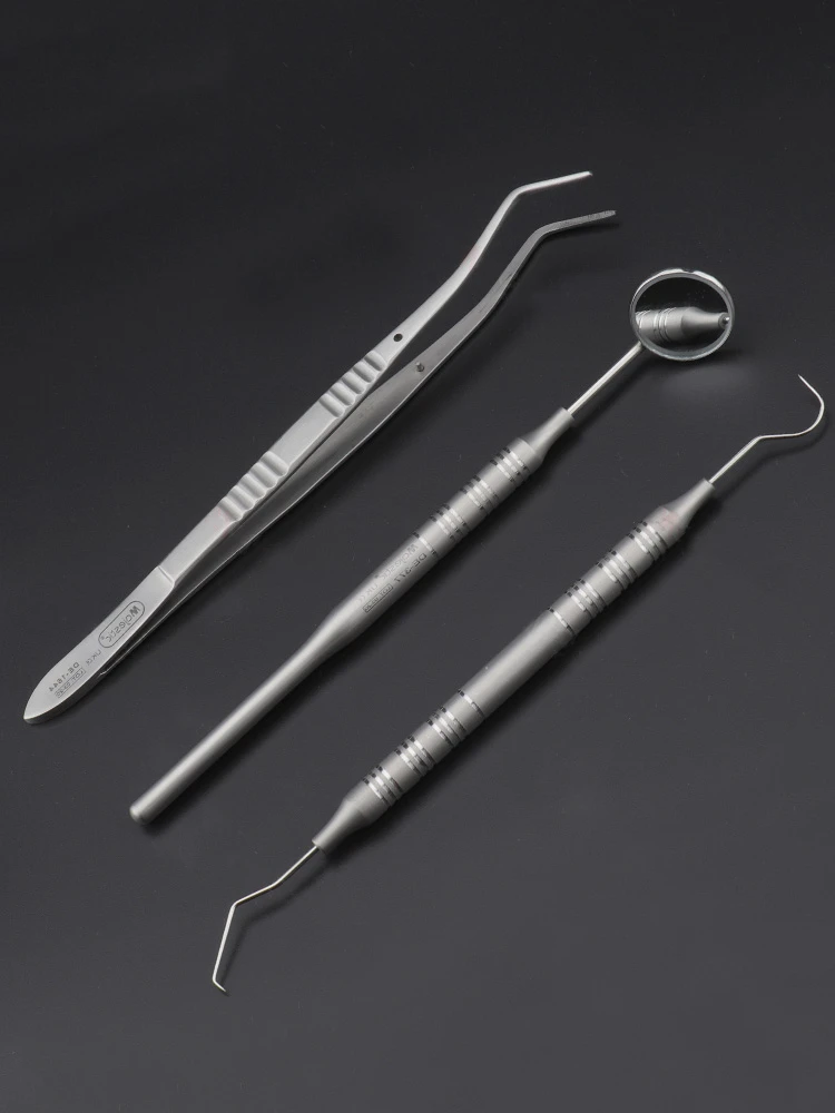 

Стоматологический инструмент, набор для стоматолога, инструменты для чистки зубов, зеркало для рта, зонд, крючок, набор пинцетов, инструмент для подготовки стоматолога