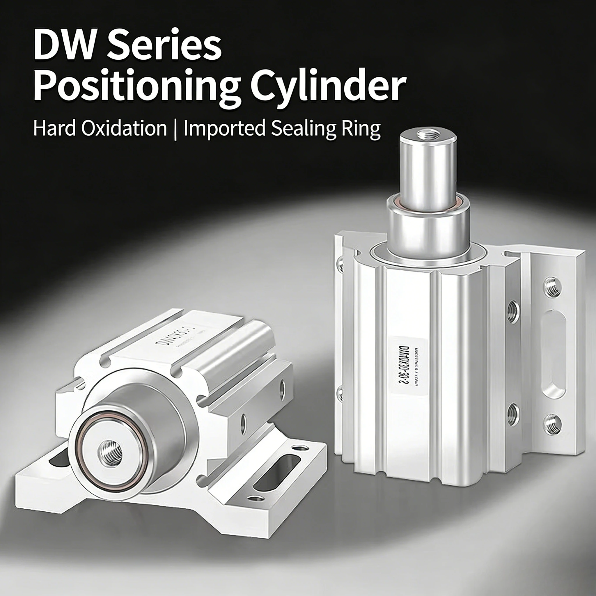 Cilindro de posicionamiento DW/DWF/QGY 40X30-10-20-30 para máquina de grabado y corte de madera, cilindro de bloqueo para maquinaria aeronáutica