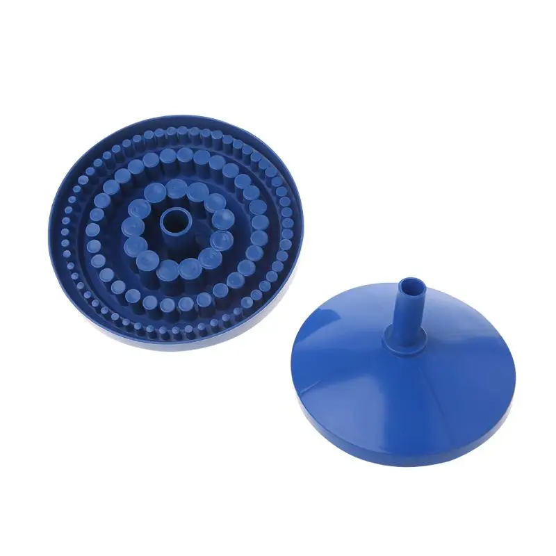 100 stücke Loch Bohrer Lagerung für Fall Halter Runde Form Hartplastik Dropship