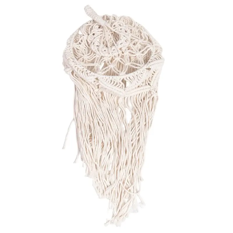 

AA81-Macrame Lamp Shade Hanging Pendant Light Cover Office Bedroom Living Room Nursery Dorm Room Bohemian Home Decor