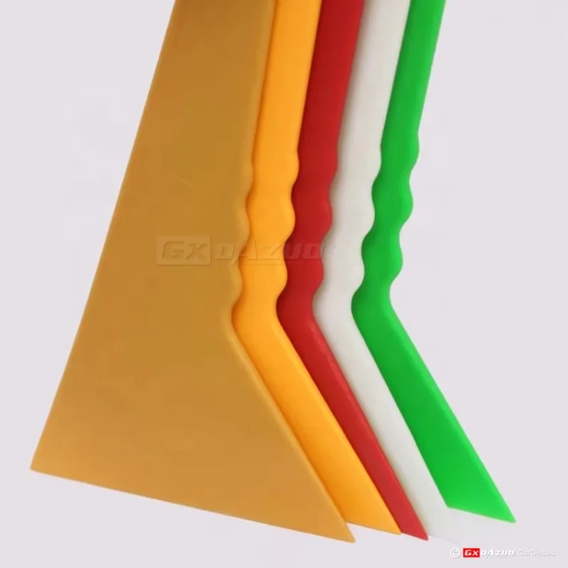 5 Pcs/Lot 28CM*14CM Yellow Window Tint Solar Film Installation Cleaning Tools Clean Glass