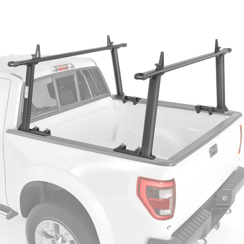Self-driving travel camping equipment tail rack, telescopic load-bearing pickup rack