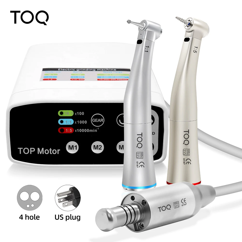 Dental Brushless Led Micro Motor Electric Grading Machine E-type Internal Water Spray Contra Angle Handpiece Machine