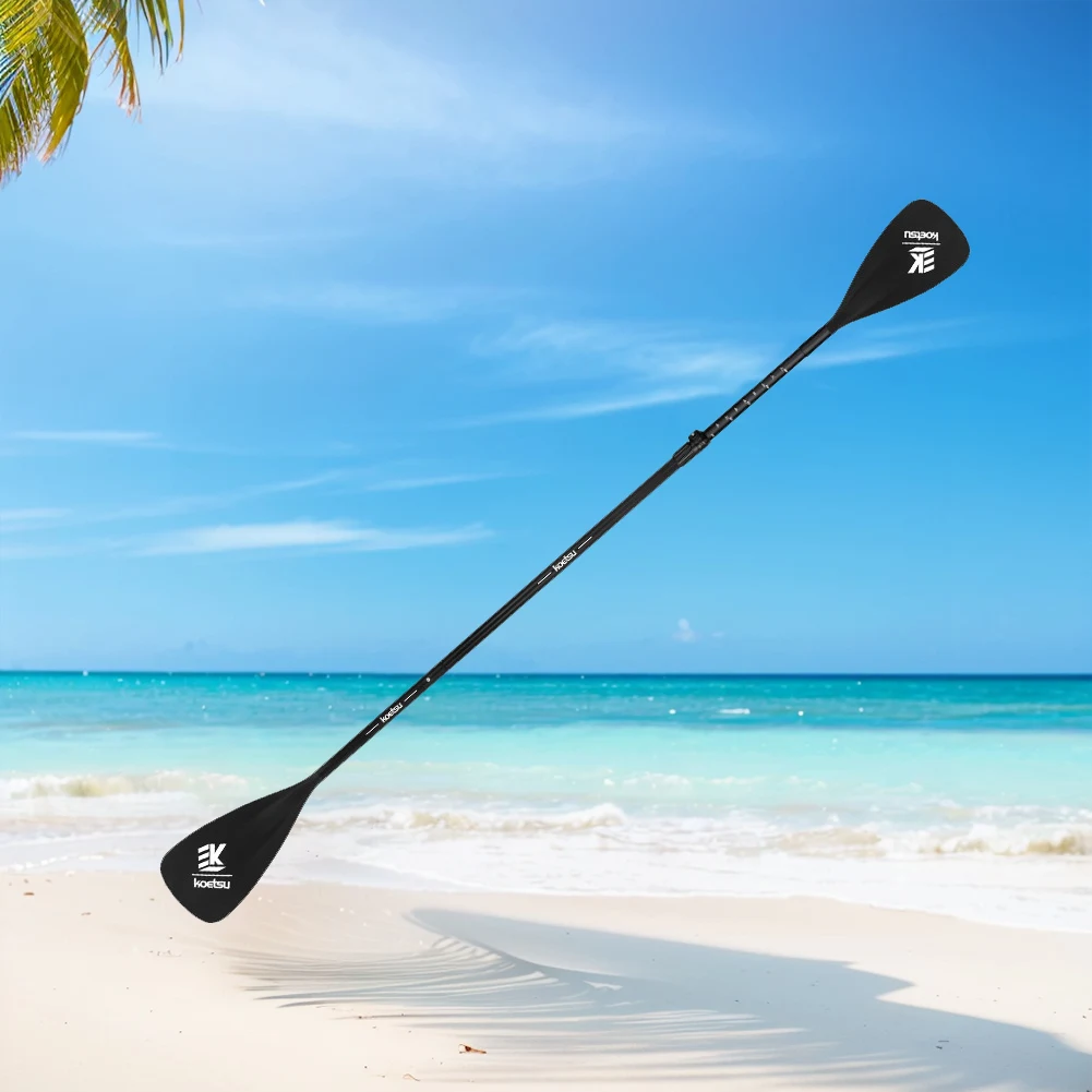 مجاديف مفردة مزدوجة الأطراف من سبائك الألومنيوم، مجداف قابل للسحب، مجداف لوح التجديف للرياضات المائية الخارجية