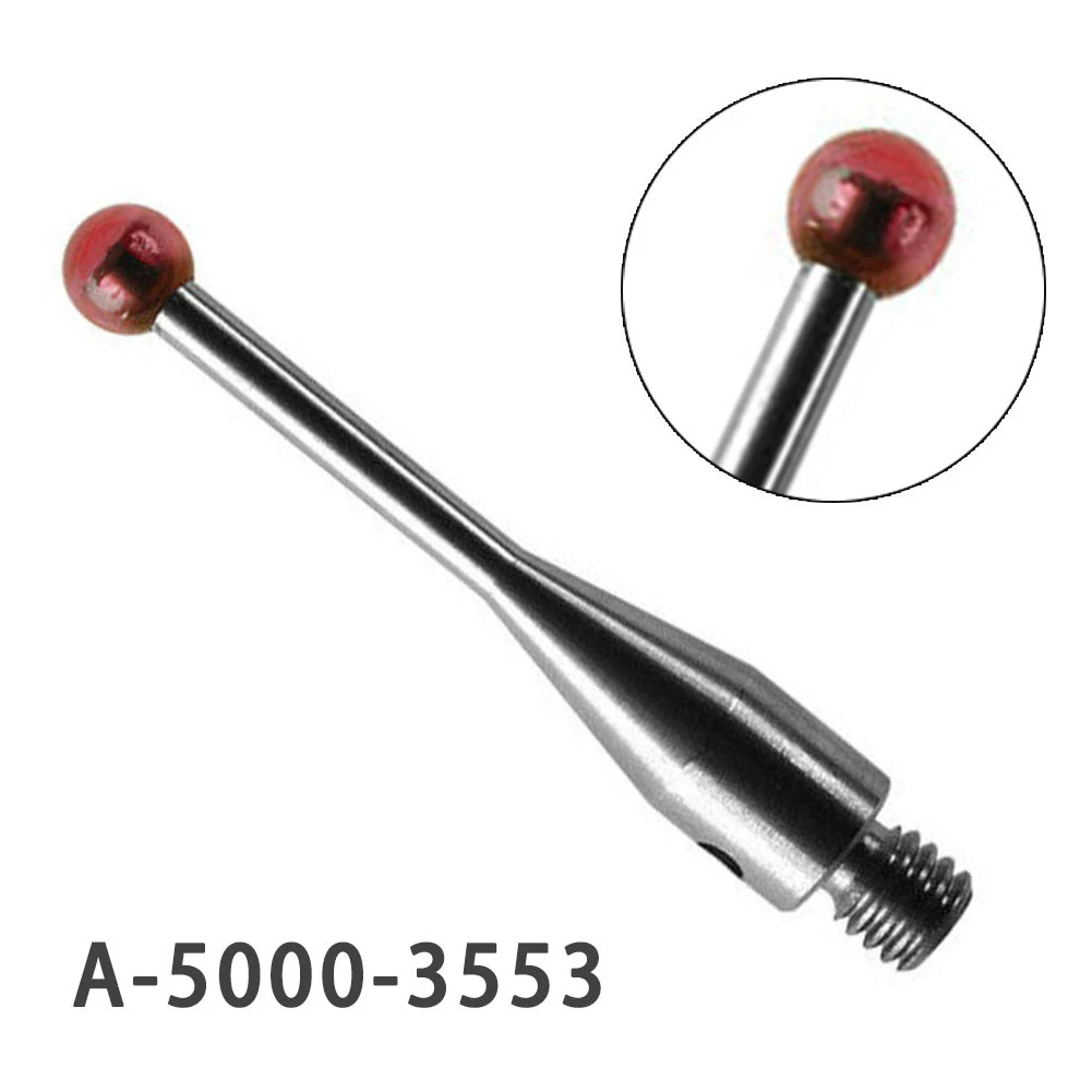 CMM Touch Probe CMM Stylus Tips 21mm Long CMM Styli 3mm Ball A-5000-3553 Stainless Steel Stem Touch Probe