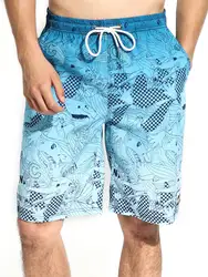 Pantalones cortos informales para hombre y niño, bañador 3D de secado rápido, ropa de playa a la moda para Surf y Fitness