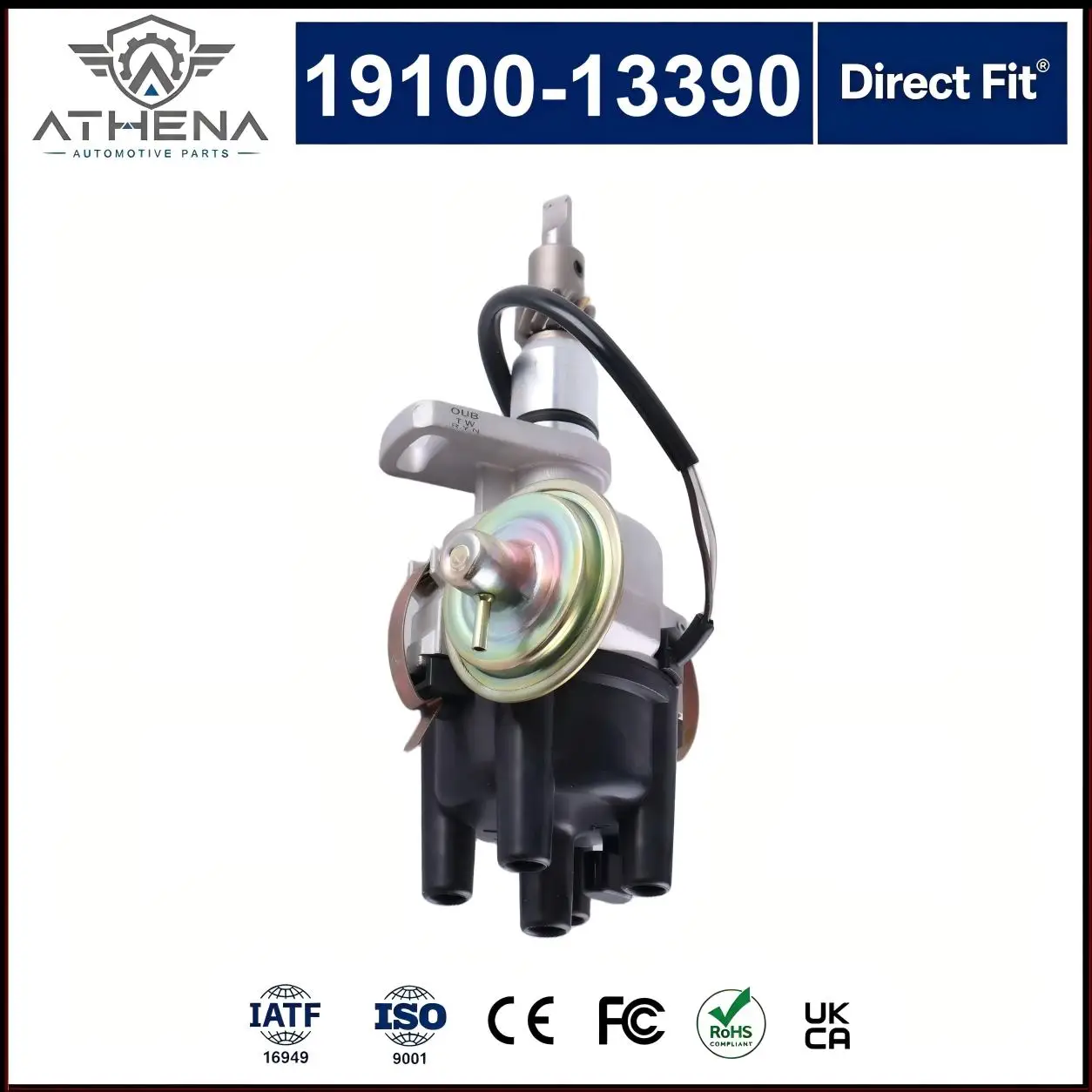 19100-13390 19060-13150 Ignition Distributor Single Vacuum Advance Assembly For Toyota 7K Carburetor Engine LiteAce TownAce