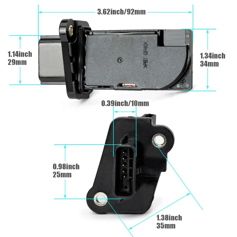 

Air flow meter sensor 22680-1MG0A For Nissan Altima Murano Sentra Pathfinder Infiniti Q50 Q70 QX60 1.8 2.5L 226801MG0A