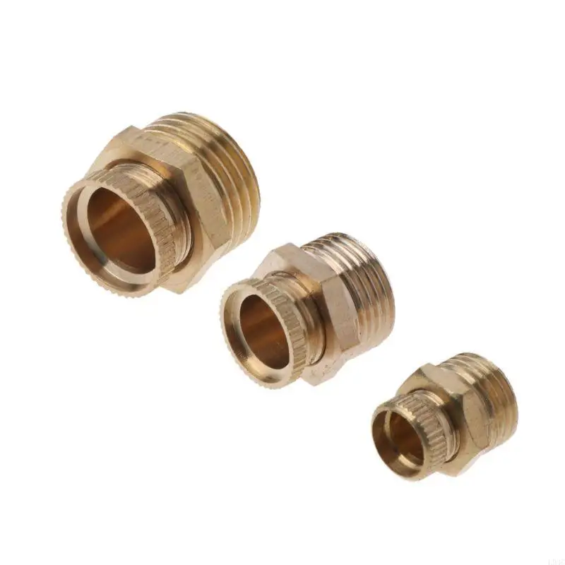 L93C Brass Drain Cock Compressor Air for Tank Male External Drain Safety Simple Installation NPT 1/4" 3/8"