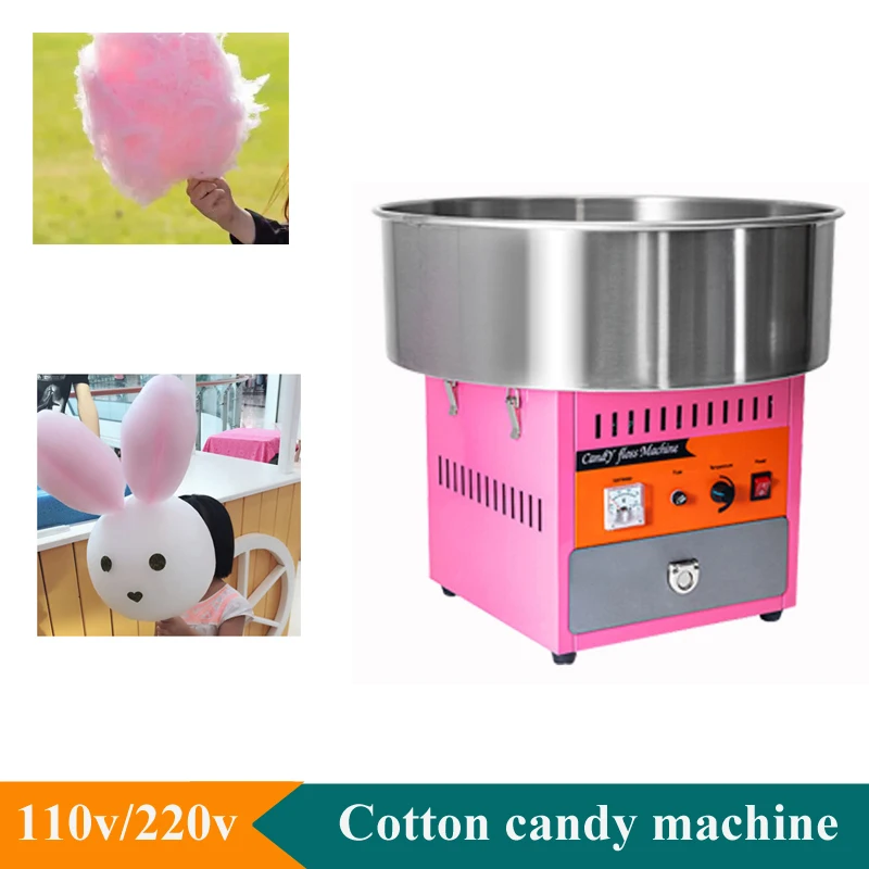 

Automatic Marshmallow Flower Fancy Candy Floss Sugar Floss Machine Electric Sweet Cotton Candy Maker Commercial 110V/220V