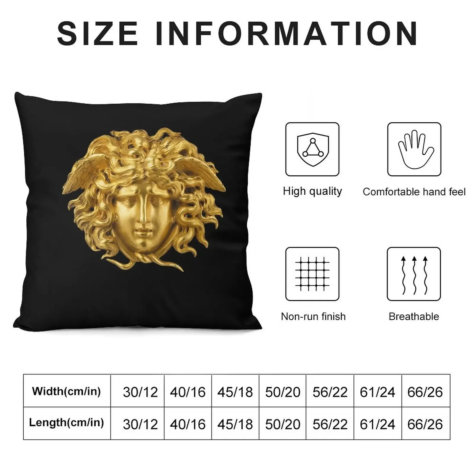 Medusa Head Shirt Snake Hair Greek Myth Gorgon Throw Pillow Decorative Cushions For Luxury Sofa pillow