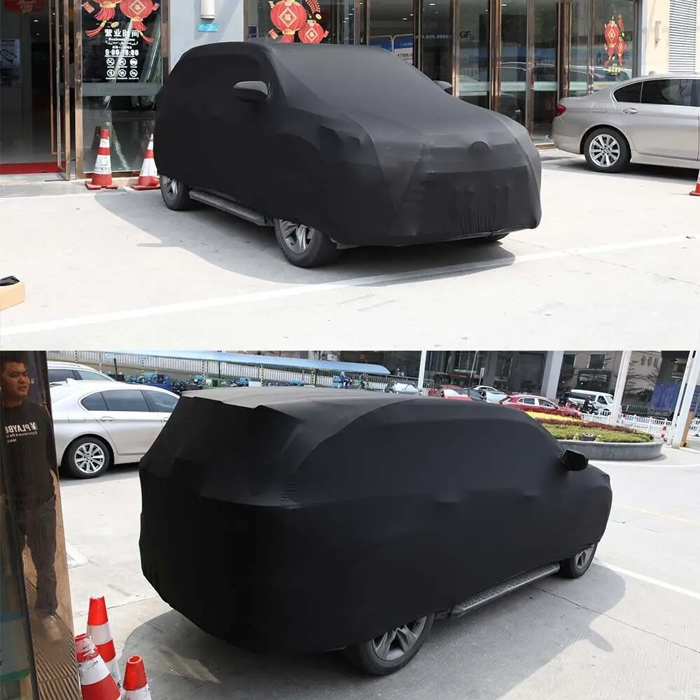 Indoor Use Dust Proof Car Cover High Elastic Stretch Indoor Car Cover Fits Up 192