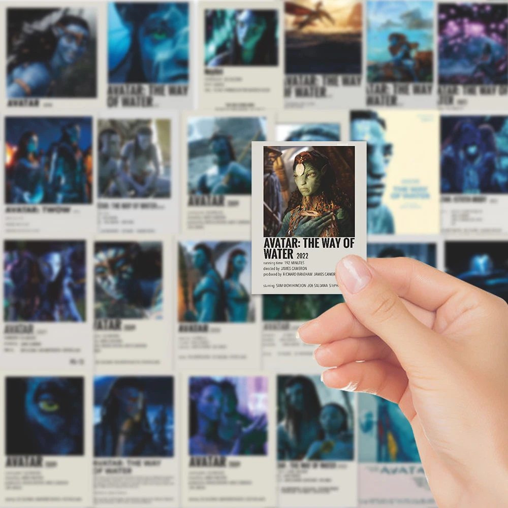 10/30/50pcs 아바타 3 불과 재 작은 포스터 스티커 만화 디즈니 영화 데칼 DIY 여행가방 물병 전화기 스티커 팩