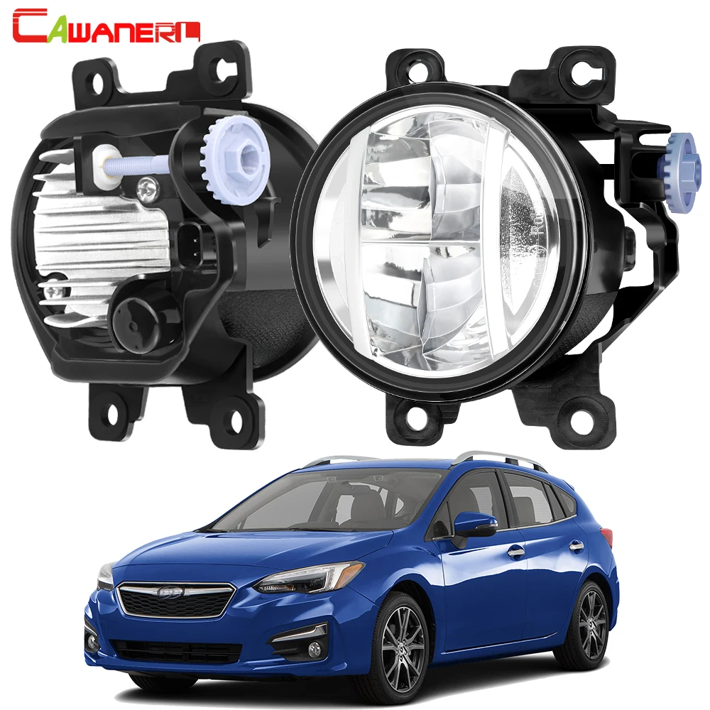 2 X 30W 4000LM Upgrade Fog Light Assembly Car External LED Fog Driving Lamp H11 For Subaru Impreza Hatchback 2017 2018 2019