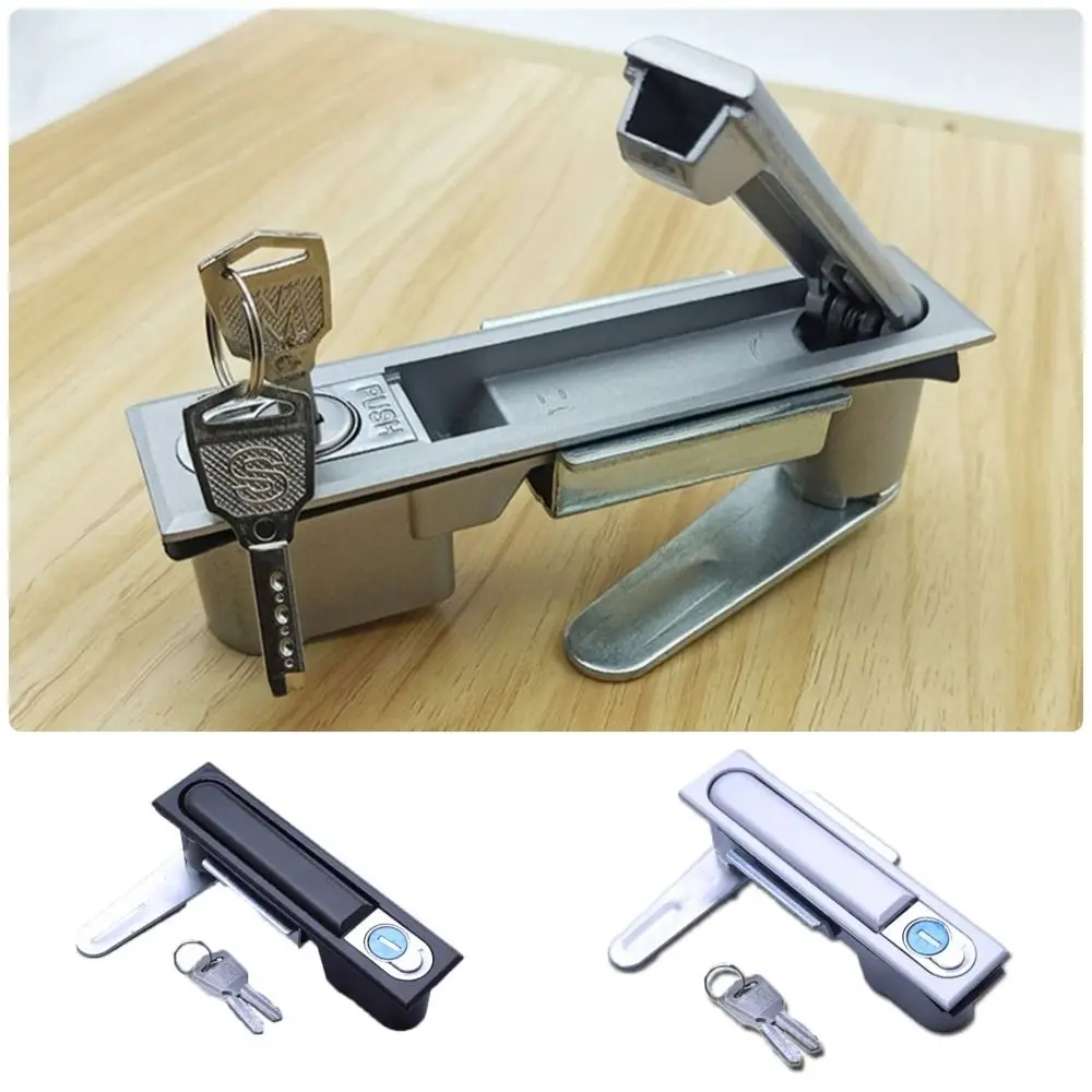 1Set Switch Mailbox Cabinet Door Lock Kit Power Distribution Box Electric Cabinet Furniture Hardware Plane Lock Aluminum Alloy