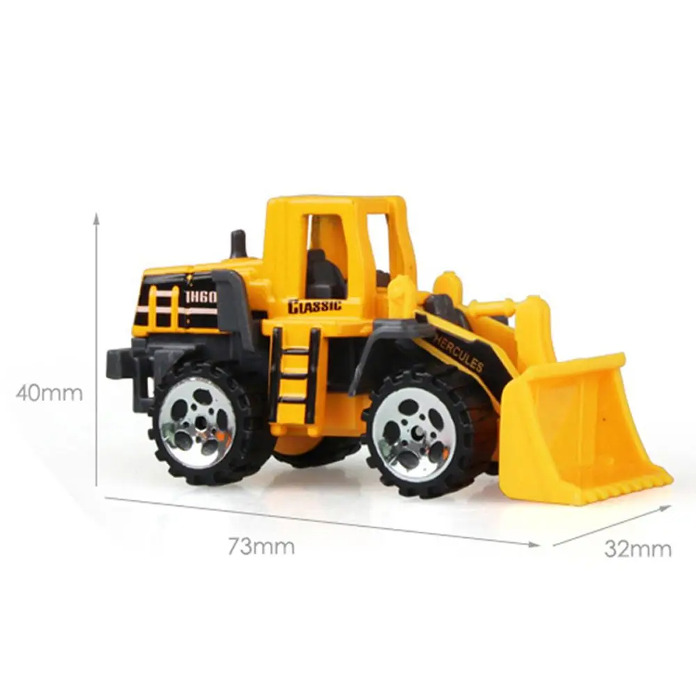 Modelos de Bulldozer, camión volquete, excavadora de construcción, modelo de Tractor, juguetes de coche, modelo de coche de ingeniería, vehículo de granjero, Tractor de juguete