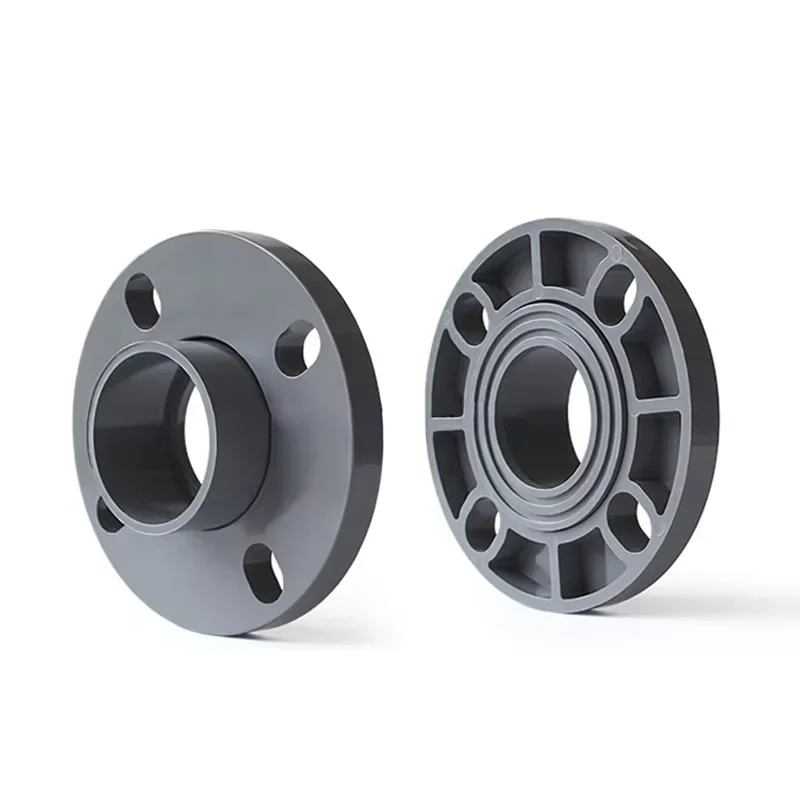 

PVC Flange Connector Garden Aquarium Adapter Direct Pipe Fittings Water Supply Pipe Connection Irrigation Accessories 50~200mm