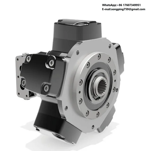 High Torque Radial Piston Motor MR Type Five Star Motor MR110B MR250D MR200D MR300D MRA400D-P2N1N1N1NX with Very Low Noise