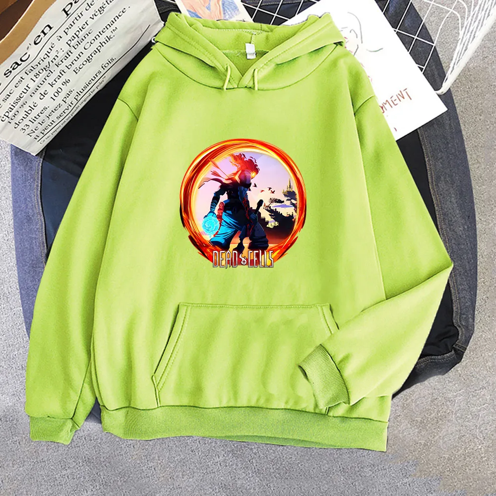 Dead Cells Graphic Hoodies Comic for Women/men Cartoon Sweatshirt Fleece Soft Clothing Sudaderas Con Capucha Aesthetic Pullovers