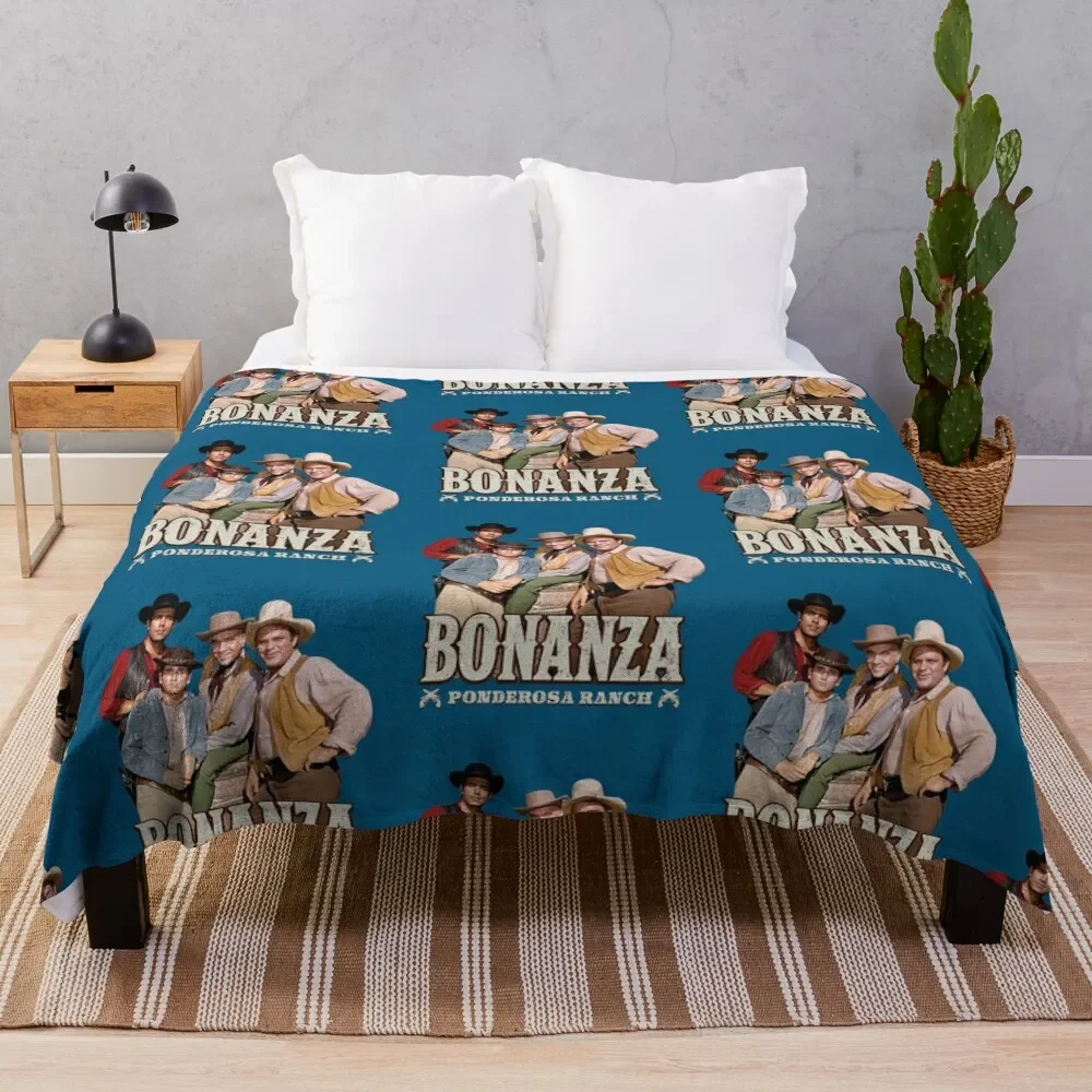 

BONANZA / PONDEROSA RANCH Throw Blanket valentine gift ideas Personalized Gift Blankets For Baby Picnic Blankets