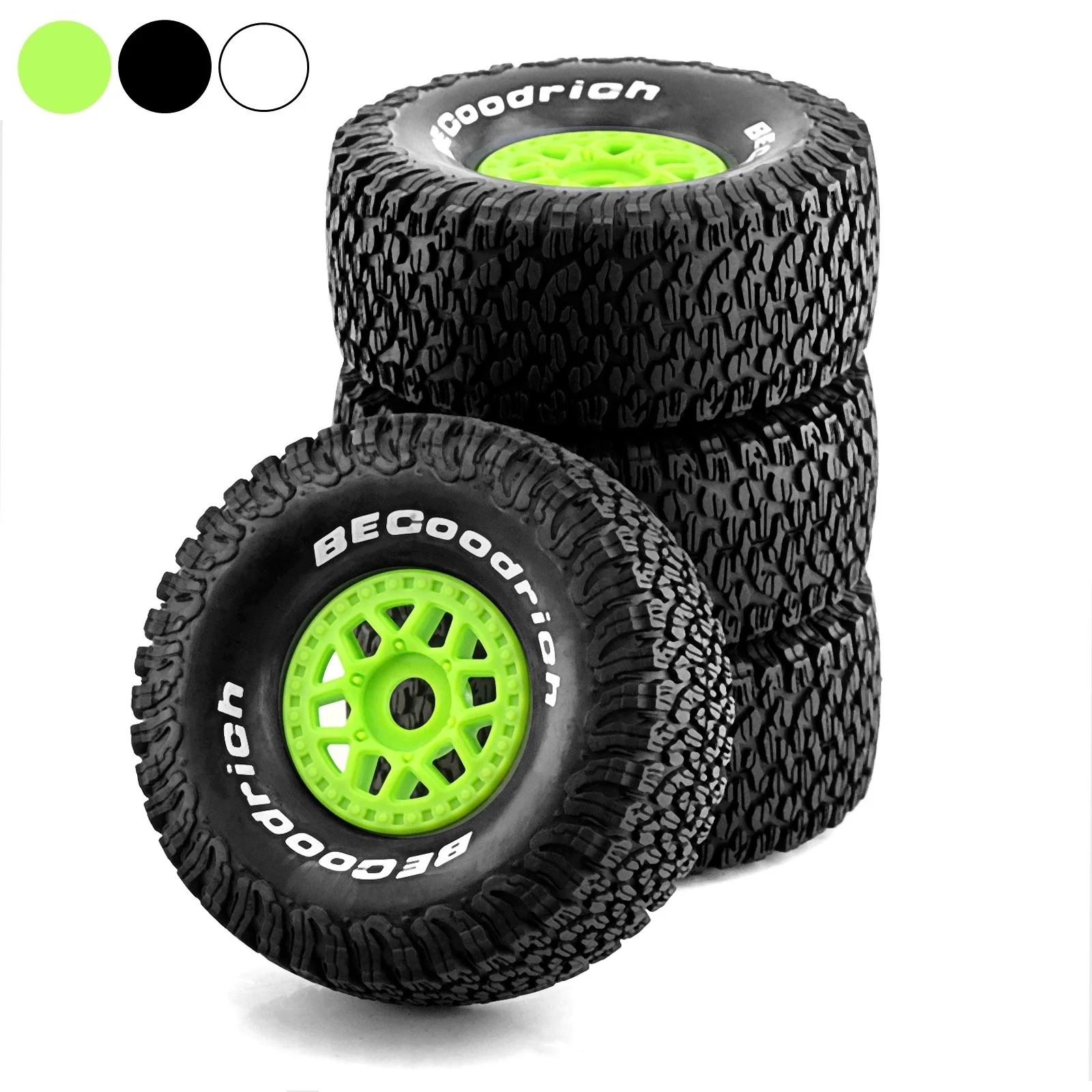 

4Pcs 135mm 1/7 Desert Short Course Truck Tire 17mm Wheel Hex for ARRMA Mojave TRAXXAS UDR Yikong DF7 FS Off-road Buggy RC Car