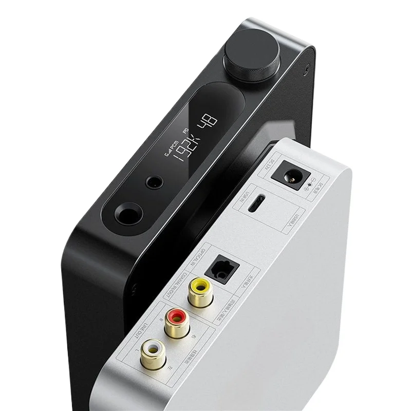 K11 R2R Desktop DAC Amp, 4.4 Balanced High Power Decoder, Support DSD, Coax, Optical, USB Audio Adapter